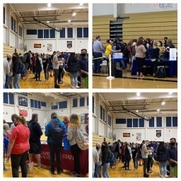 students at a College Fair