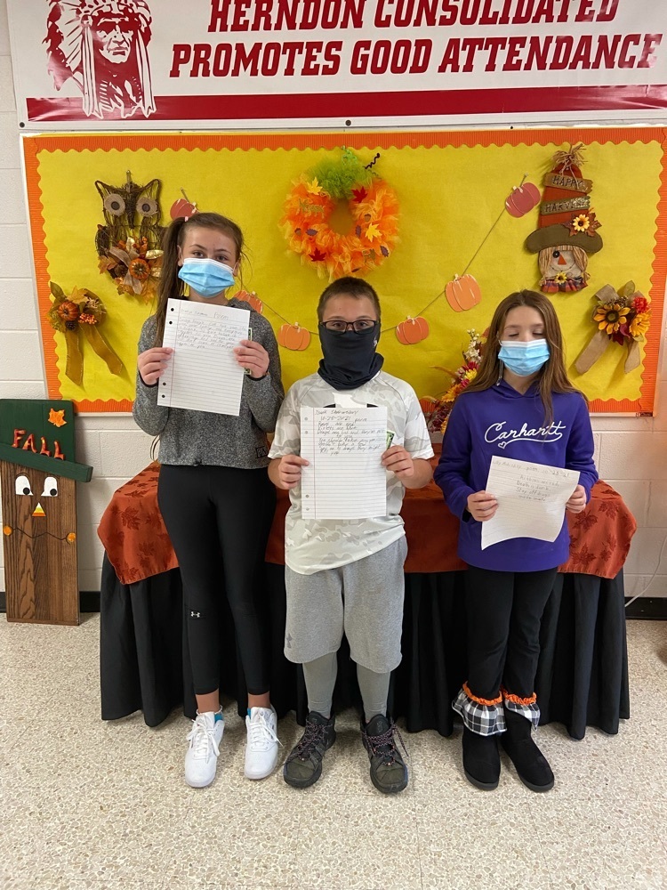 students in masks 