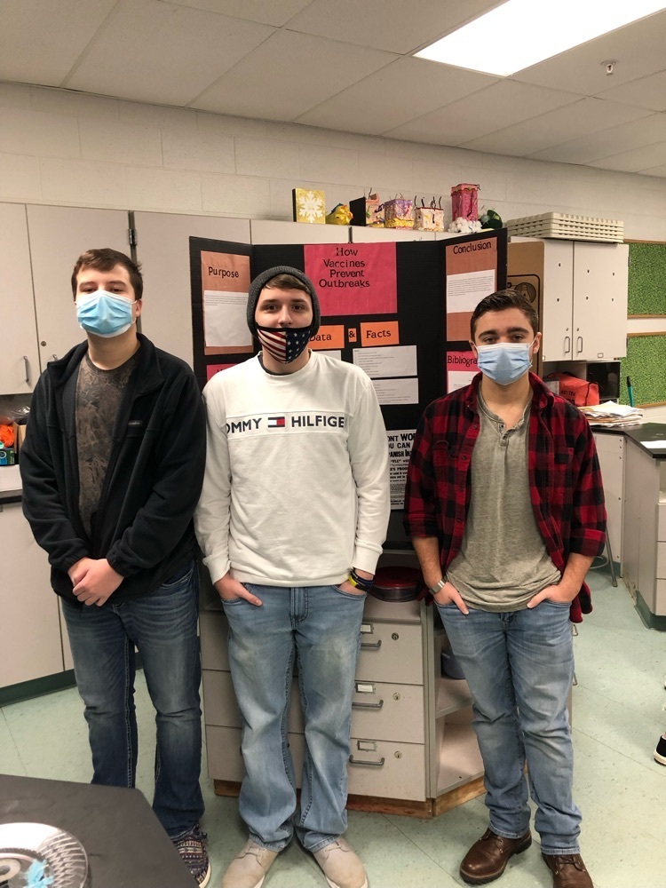 students from science fair